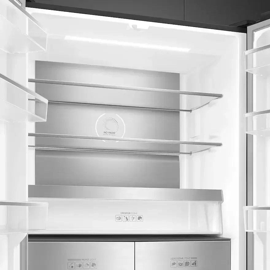 SMEG FQI60KD Отдельностоящий 4-х дверный холодильник Side-by-Side, 91 см, No-frost, цвет темная нерж