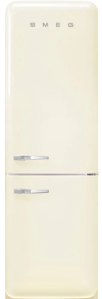 SMEG FAB32RCR6 Отдельностоящий двухдверный холодильник, стиль 50-х годов, 60 см, кремовый, No-frost,